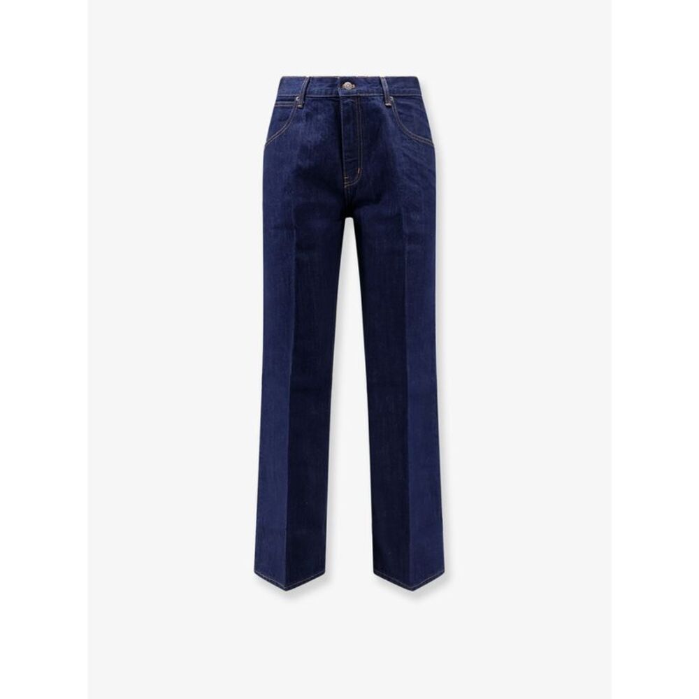 Tonywack Men Flared-Leg Cotton Jeans